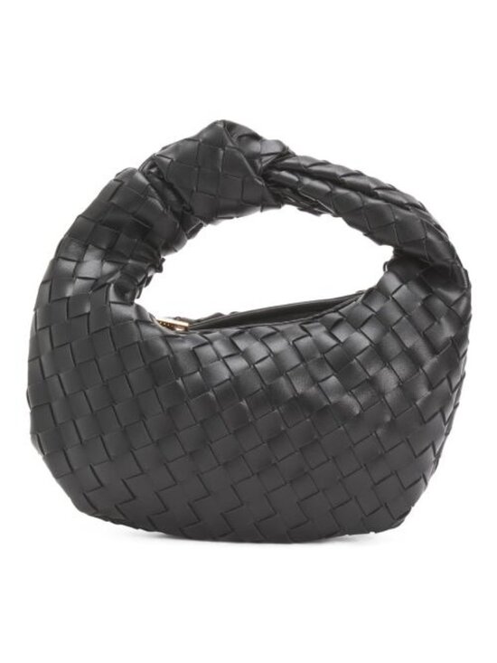 Urban Expressions Handbags - URBAN EXPRESSIONS Tracy Woven Clutch With Knot Detail